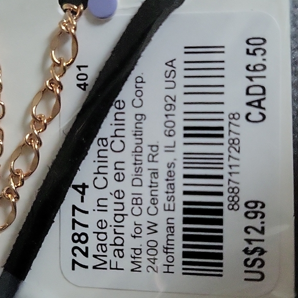 Claires cross mood necklace and heart bracelet bundle pack - Picture 3 of 3
